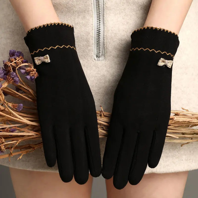Velvet Lace Gloves