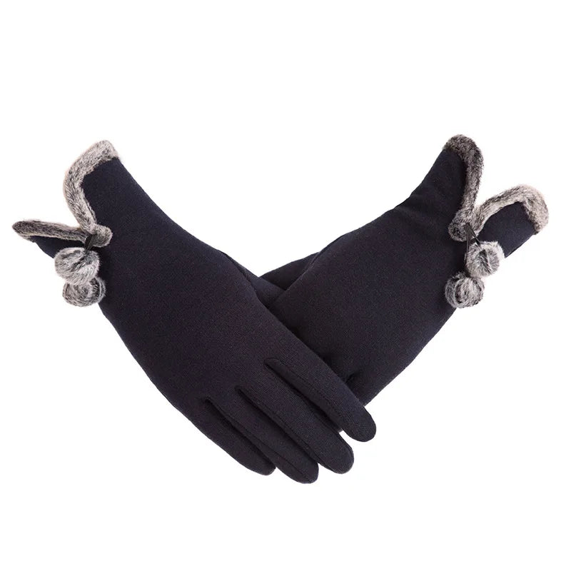 Velvet Lace Gloves