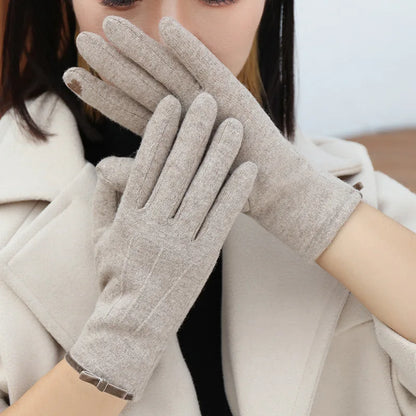 Bow Cashmere Gloves