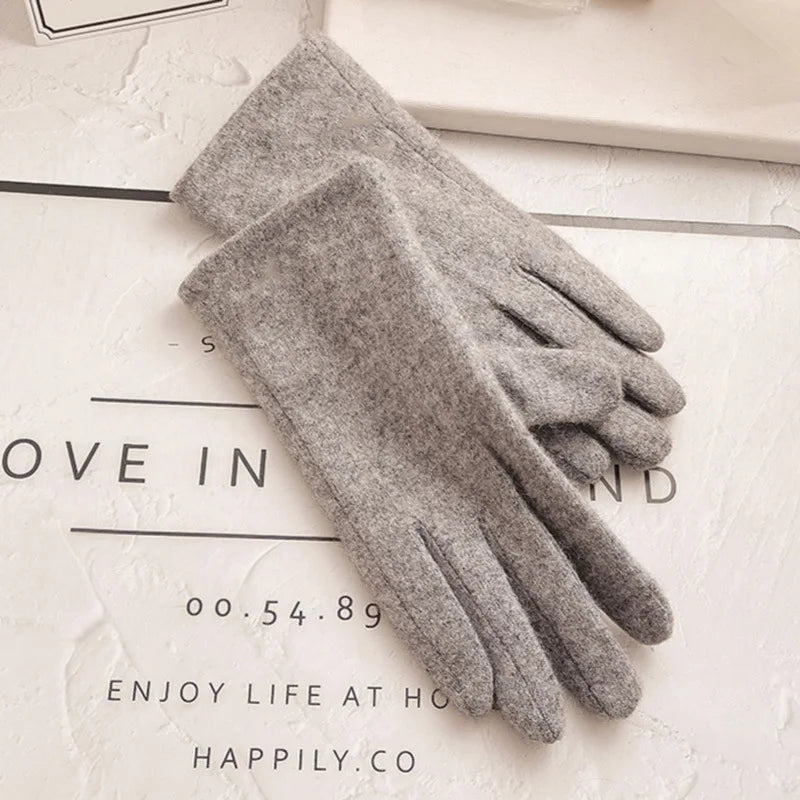 Bow Cashmere Gloves