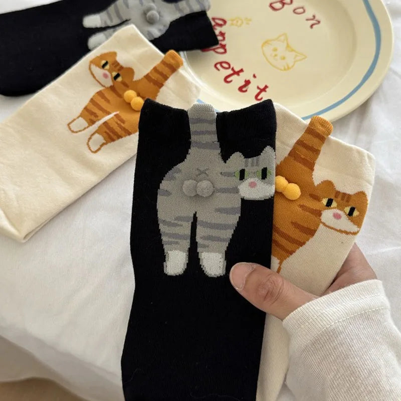 Cute Cat Socks