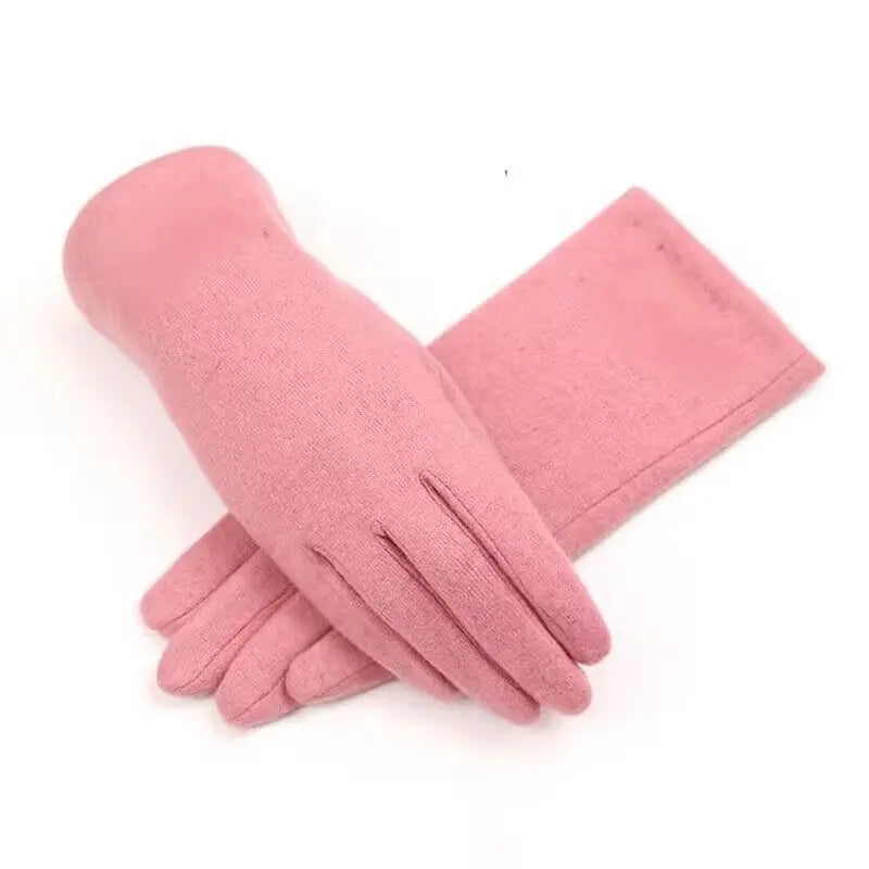 Bow Cashmere Gloves