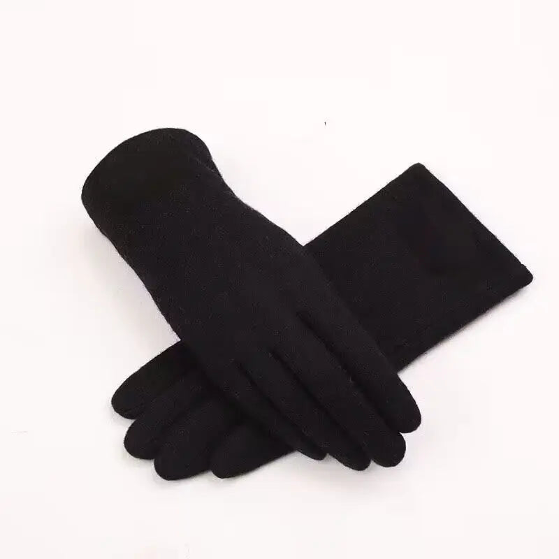 Bow Cashmere Gloves